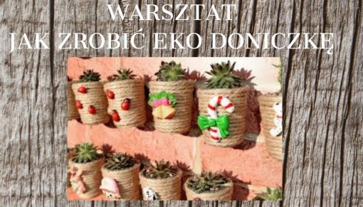 warsztat - Eko doniczka z kartonika