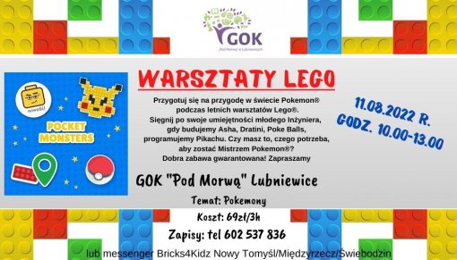 Warsztaty LEGO w Gminnym Ośrodku Kultury
