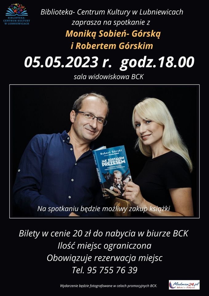 Spotkanie z Moniką Sobień- Górską i Robertem Górskim