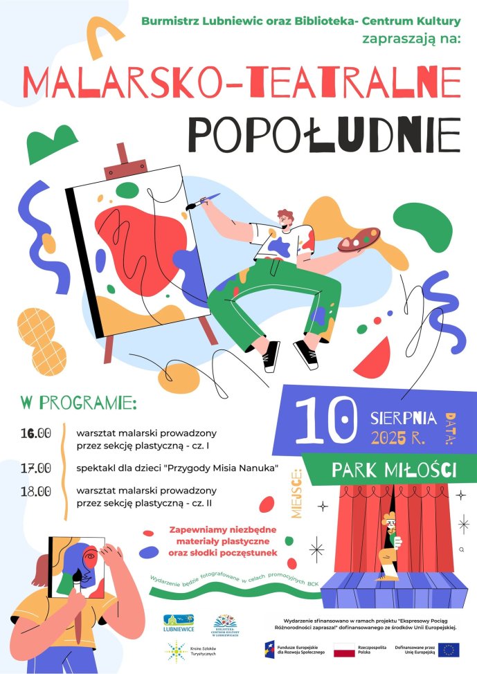 Malarsko-teatralne popołudnie